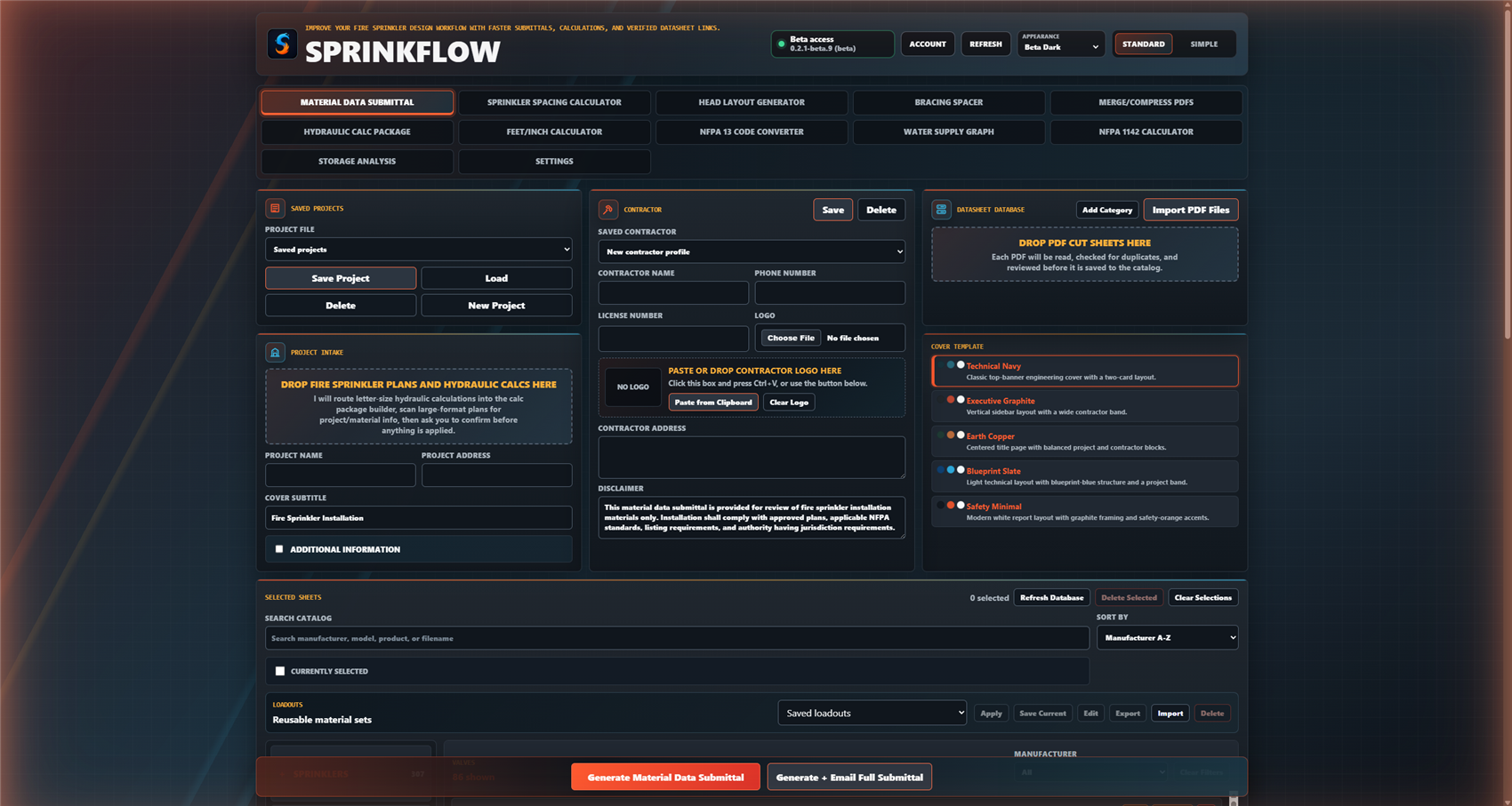 SprinkFlow app overview